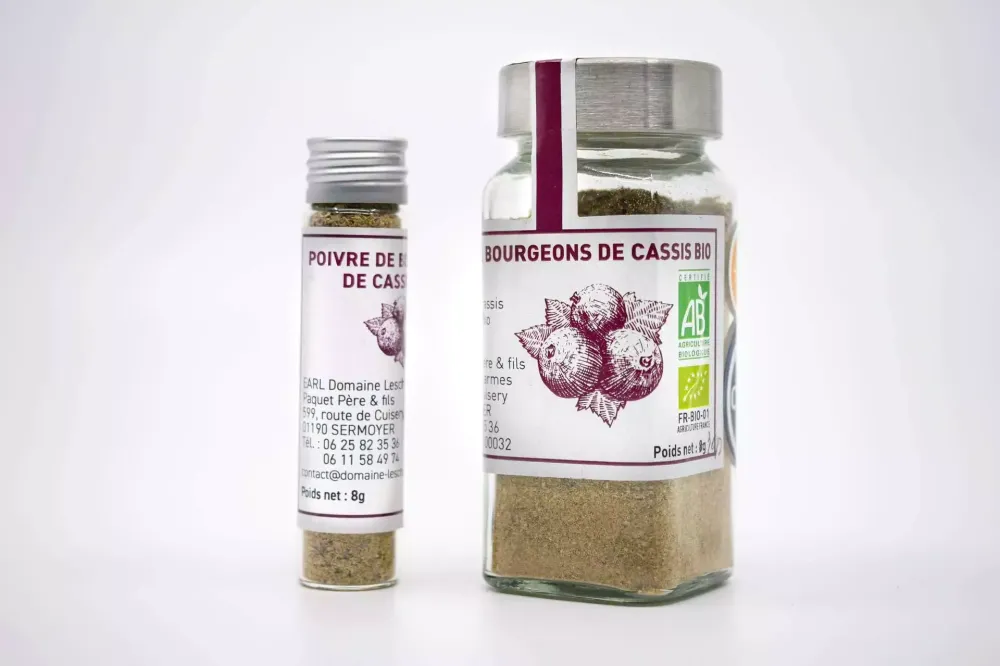 Poivre de bourgeon de cassis